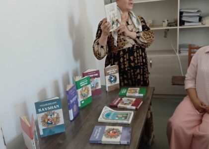 ,, O‘zbek xalq dostonlari milliy iftixorimizʼʼ nomli kitob targ‘iboti hamda davra suhbati